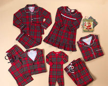 Load image into Gallery viewer, Lock's Lounge Set - Society Prep Plaid w/ Nantucket Navy - Pima Cotton - Men's