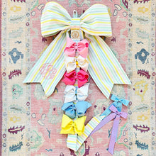 Load image into Gallery viewer, Bibie Bow Holder - Siesta Key Seersucker