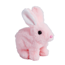 Load image into Gallery viewer, Hopping Bunny Plush - Mechanical - White, Pink, or Brown