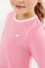 Load image into Gallery viewer, Prepletic® Pammy Performance Top - Hamptons Hot Pink w/ White