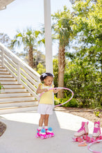 Load image into Gallery viewer, Darla Day Top - Lake Worth Yellow w/ Worth Ave White