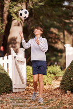 Load image into Gallery viewer, Hayword Half-Zip - Worth Ave White w/ Nantucket Navy Stripe & Red