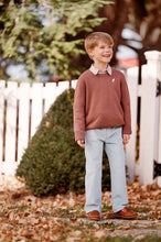 Load image into Gallery viewer, Isaac's Sweater - Gray Bay Brown w/ Palmetto Pearl Stork
