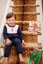 Load image into Gallery viewer, Bradford Romper - Nantucket Navy w/ White & Richmond Red - Soldier - Long Sleeve
