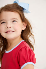 Load image into Gallery viewer, Penny's Play Shirt - Richmond Red w/ Beale Street Blue - Short Sleeve