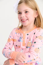 Load image into Gallery viewer, Payton Pajama Set - Candy & Critters (Sandpearl Pink)
