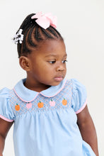Load image into Gallery viewer, Mary Dal Bubble - Barrington Blue w/ Sandpearl Pink - Pumpkin Smocking