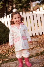 Load image into Gallery viewer, Liquid Sunshine Slicker - Merrimack Quack Quacks w/ Palm Beach Pink