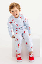 Load image into Gallery viewer, Cassidy Comfy Crewneck - Dear Santa (Buckhead Blue Stripe)