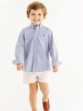 Load image into Gallery viewer, Dean's List Dress Shirt - Wheaton Windowpane w/ Nantucket Navy