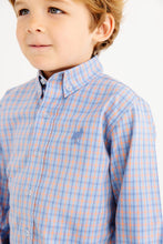 Load image into Gallery viewer, Dean's List Dress Shirt - Wheaton Windowpane w/ Nantucket Navy