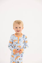 Load image into Gallery viewer, Payton Pajama Set - Candy & Critters (Buckhead Blue)
