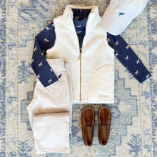 Load image into Gallery viewer, Covington Cap - Saratoga Stone w/ Barrington Blue Stork