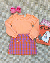 Load image into Gallery viewer, Maude's Peter Pan Collar Shirt - Seashore Sherbet - Long Sleeve - Pima