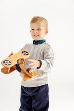 Load image into Gallery viewer, Dean's List Dress Shirt - Woodlake Point Plaid w/ Navy - Flannel