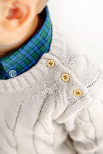 Load image into Gallery viewer, Dean's List Dress Shirt - Woodlake Point Plaid w/ Navy - Flannel