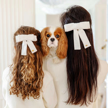 Load image into Gallery viewer, T.B.B.C. x Lele Sadoughi Antoinette Bow Barette - Ladies' - Palmetto Pearl (Copy)