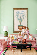 Load image into Gallery viewer, Sisi Sunsuit - Boca Grande Begonia w/ Hamptons Hot Pink - Broadcloth