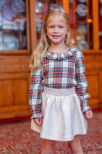 Load image into Gallery viewer, Ramona Ruffle Shirt - Charlie Place Plaid - Long Sleeve - Flannel