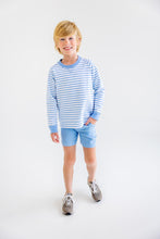 Load image into Gallery viewer, Cassidy Comfy Crewneck - Sarasota Sky Stripe - French Terry