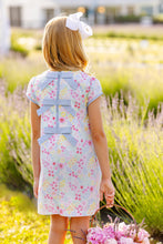Load image into Gallery viewer, Betts Bow Dress - Merry Little Meadow w/ Beale Street Blue