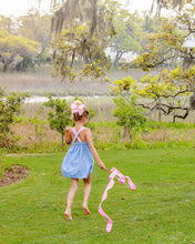 Load image into Gallery viewer, Macy Drew Dress - Park City Periwinkle w/ Woodstock Park Plaid - Windmill
