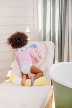 Load image into Gallery viewer, Winnie's Wave Spotter Swim Shirt - Pink Greenbrier Gingham w/ Worth Ave White - Keyhole - UPF