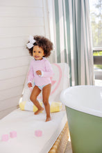 Load image into Gallery viewer, Winnie's Wave Spotter Swim Shirt - Pink Greenbrier Gingham w/ Worth Ave White - Keyhole - UPF