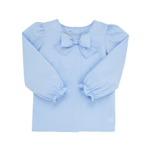 Load image into Gallery viewer, Beatrice Bow Blouse - Beale Street Blue - Broadcloth