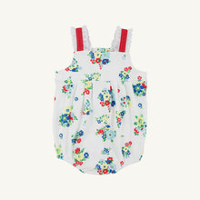 Load image into Gallery viewer, Branham Bubble - Biltmore Blooms w/ Richmond Red - Eyelet - Pima