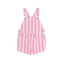 Load image into Gallery viewer, Channing Choo Choo Bubble or Overalls - Hamptons Hot Pink Stripe