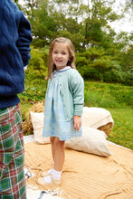 Load image into Gallery viewer, Mary Dal Dress - Audubon Park Plaid w/ Sarasota Sky - Woven
