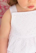 Load image into Gallery viewer, Blakely Bubble - Worth Ave White - Eyelet