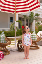 Load image into Gallery viewer, Branham Bubble - Biltmore Blooms w/ Richmond Red - Eyelet - Pima