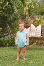 Load image into Gallery viewer, Sleeveless Bradford Bubble - Turks Teal Stripe w/ Worth Ave White - Pima