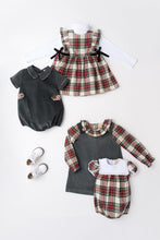 Load image into Gallery viewer, Ramona Ruffle Shirt - Charlie Place Plaid - Long Sleeve - Flannel