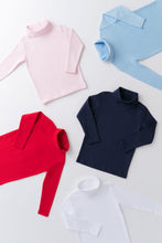 Load image into Gallery viewer, Tatum's Turtleneck Shirt - Barrington Blue