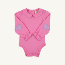 Load image into Gallery viewer, Emma's Elbow Patch Top - Winter Park Pink w/ Valley High Violet - Hearts
