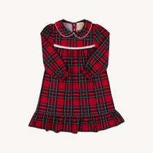 Load image into Gallery viewer, Goldie Locks Gown - Society Prep Plaid w/ Worth Ave White