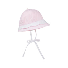 Load image into Gallery viewer, Hollingsworth Hat - Palm Beach Pink w/ Worth Ave White - Broadcloth