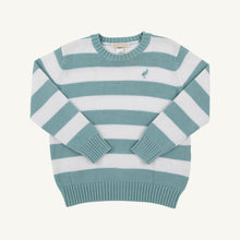 Load image into Gallery viewer, Isaac's Sweater - Old Greenwich Green Stripe