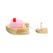 Load image into Gallery viewer, Wooden Toy - Ofune Wind-up Boat - Pink or Blue