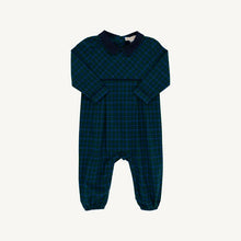 Load image into Gallery viewer, Bradford Romper - Woodlake Point Plaid w/ Navy - Long Sleeve