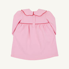 Load image into Gallery viewer, Maude's Day Dress - Pier Party Pink w/ Richmond Red - Long Sleeve