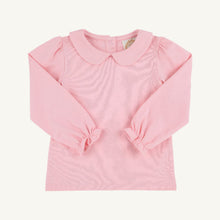 Load image into Gallery viewer, Maude's Peter Pan Collar Shirt - Sandpearl Pink - Long Sleeve - Pima