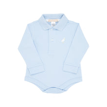 Load image into Gallery viewer, Prim & Proper Polo - Beale Street Blue - Long Sleeve