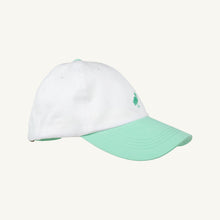 Load image into Gallery viewer, Covington Cap - Worth Ave White w/ Grace Bay Green Stork & Bill