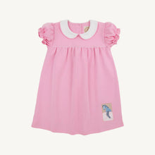 Load image into Gallery viewer, Holly Day Dress - Pier Party Pink w/ White - Horse Appliqué - Derby