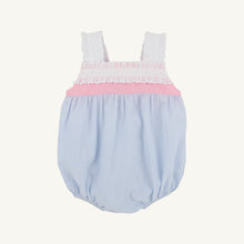 Load image into Gallery viewer, Babs Bubble - Breakers Blue Seersucker w/ Sandpearl Pink