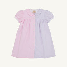 Load image into Gallery viewer, Tabitha's Teacher's Pet Dress - Pink Greenbrier Gingham & Lauderdale Lavender Gingham